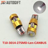 Super White DC12V T10 W5w 27SMD 3014 Car Auto Canbus Lamp