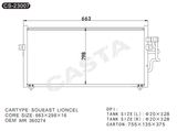 Hot sale condenser for Mitsubishi Soueast Lioncel