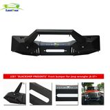 J287 Black Boat Front Bumper for Jeep Wrangler Jk
