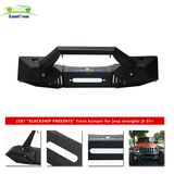 J287 Black Boat Front Bumper for Jeep Wrangler Jk