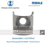 6HK1 Direct Injection Mahle Piston 9760 1-87811959-0 6HK1 Excavator Engine Pistons