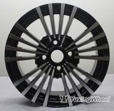 15 Inch 4X108 Alloy Wheels Black Face Polished Rims for Sale