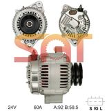 Nippondenso Alternator 102211-0450 27060-17120