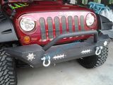 Hot Sale Black Steel 2007+ Jeep Wrangler Front Bumper