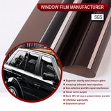 Factory Price for Window Film 2 Ply Dark Black Anti-Scratch Glue Tint Film