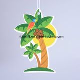 Custom Hanging Coconut Palm Paper Room Freshener