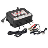 12 Volt 2 AMP Battery Charger with 2 USB Ports - 4 Banks