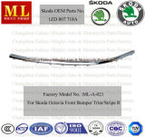 Right Chromed Strip, Front Bumper Trim for Skoda Octavia From Year 2004 (OEM Parts No.: 1ZD 807 718A)