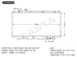 Wholesale auto radiator for Mazda Protege'95-98 323Mt