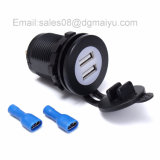12V Dual USB Charger Power Adapter Outlet Car Cigarette Lighter Socket Splitter