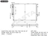 Auto Spare Part Radiator for BMW OEM1723467