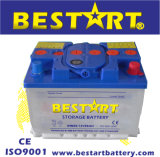 DIN55 12V 55ah Dry Charged Car Battery