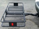 Folding Hitch Mount Cargo Basket Luggage Carrier Hauler Rack