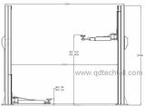 2 Post Car Lift Floorplate/Auto Hoist Manual Lock Release