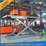 3t 3m Hydraulic Scissor Car Lift for Basement with Ce