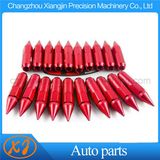 19mm Hex Red Racing Car Spiked Extended Tuner Lug Nut