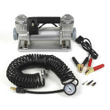 Truck Air Compressordouble Cylinder Metal Air Compressor Heavy Duty Air Compressor Tire Pump