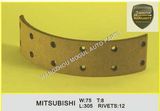 Hot Sale Brake Lining for Japanese Truck (MITS-75)