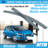 PC Injection Mould Car Rain Visor Window Visor for Chevrolet Aveo Hatchback2011