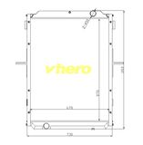Air Conditioner All Aluminum Auto Radiator for Df Renault T13L0