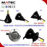 New Product Waterproof Hi Low Beam Car Headlight, 8000lm H4 H7 9005 9006 Car Headlight