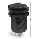 12V Waterproof Boat Motorcycle Car Cigarette Lighter Socket Power Plug Outlet