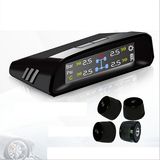 4external Sensor Solar Power Tire Pressure Monitor System TPMS