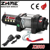 12V 2500lbs Mini Electric Winch with Brake for Light Duty