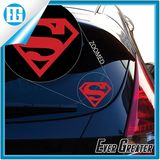 Transformer Superman Large Vinyl Auto Window Adhesive Sticker