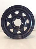 17X12 6-139.7 8 Spoke Triangular Offroad Steel Wheel