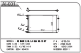 Base 2.0L L4 Gsa Mt Radiator for 1998-2010 Audi A3 