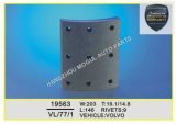 Brake Lining for Heavy Duty Truck with Competitive Quality (19563)