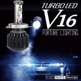 V16 Turbo CREE LED Headlight H4 Hi/Lo 40W 3600lm Auto LED Headlight 6000k