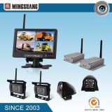7'' 4CH Car Wireless Rear View System with Night Vision Camera