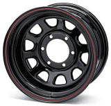 17X10 (6-139.7) Black Daytona Steel Wheel