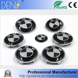 Black & White Car Hood Rear Trunk Badges for BMW