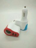 Dual USB Sockets Car Cigarette Lighter Socket Adapter