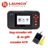 2018 Launch X431 Creader VIII Dbscar Scan Tool Creader 8 Code Reader Cresetter Oil Lamp Reset Tool OBD2 Diagnostic Tool 419 Gift