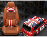 Car Seat Covers Universal England Style Four Seasons Ice Silk PU Leather Seat Cover Cushion Auto Styling Accessories