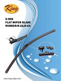 Universal Flat Wiper Blade for All Passenger Cars, Teflon Coating and Aerotwin Design