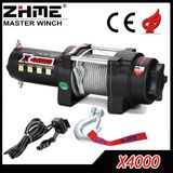 12V 4000lbs Steel Rope Motor Driven Electric Winch for ATV/UTV