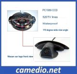 Wide Viewing Angle CCD Car Logo Front View Camera for Nissan Series