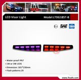 Dual Color LED Split Warning Visor Light (LTDG185T-B)