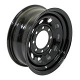 17X9 (8-165.1) Black Modular Steel Wheel