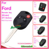 Auto Remote Key for Ford with 3 Buttons 315MHz 4D63 Chip Fo38r