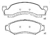 Car Auto Part Disc Brake Pad for CD8149