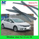 Auto Accesssories Window Roof Visors Sun Guard for Hodna Civic 09