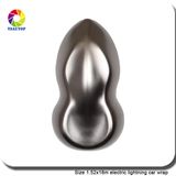 Tsautop Size 1.52X18m Electric Lightning Car Wrap Pearl Metal Car Sticker