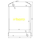 Cooler Car Radiator for Technical Vehicle XCMG 20r Road Roller