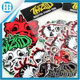 Colorful Halloween Whimsy Skulls Realistic Car Window Sticker